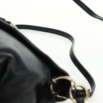 Chloe Lily Shoulder bag Leather, BLACK, LEATHER, Shoulder bag