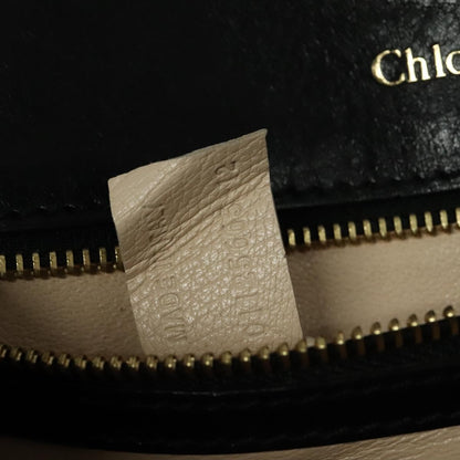 Chloe Louise Shoulder Bag Leather, BLACK, LEATHER, Shoulder bag