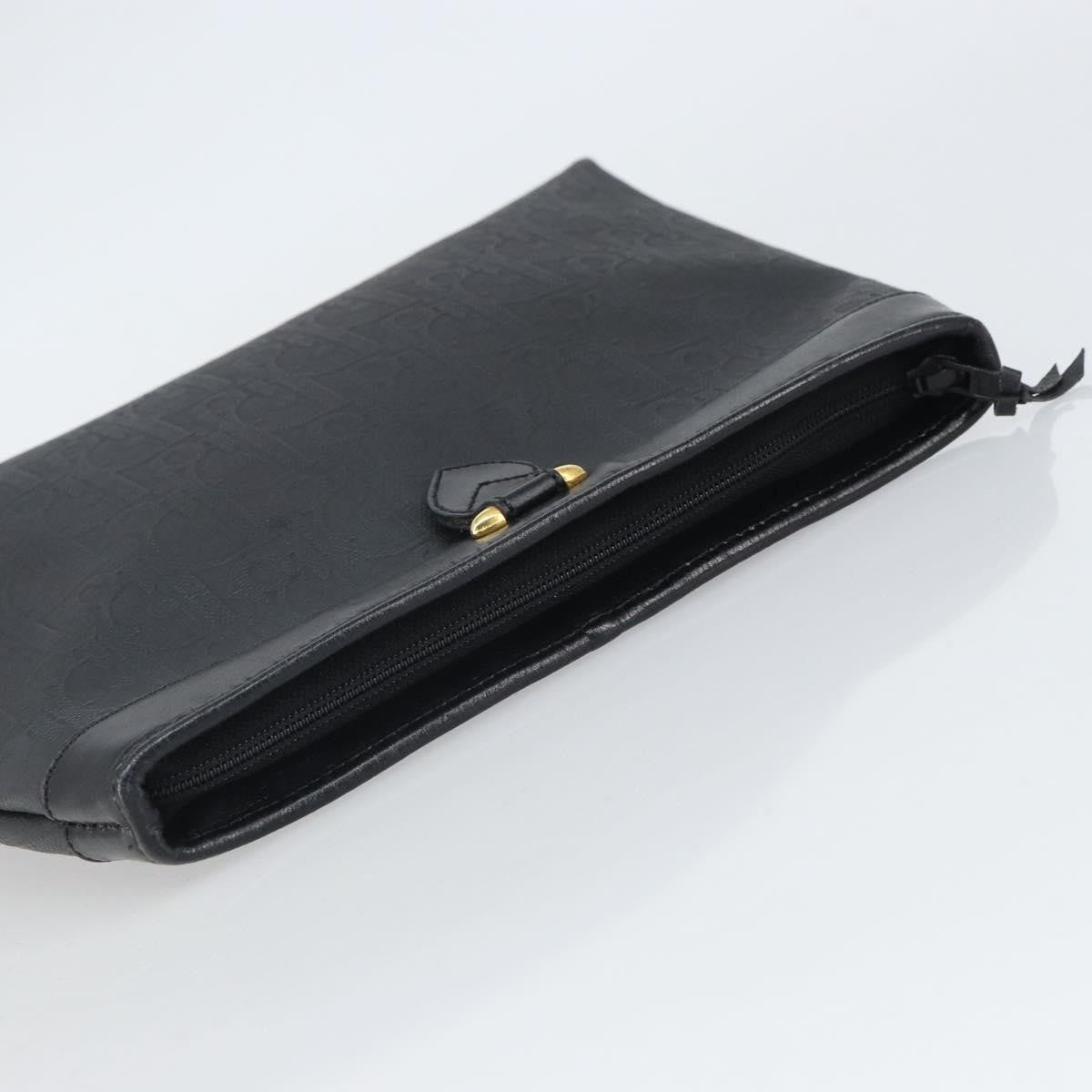 Christian Dior Trotter pouch Canvas, Black, Canvas, Clutch
