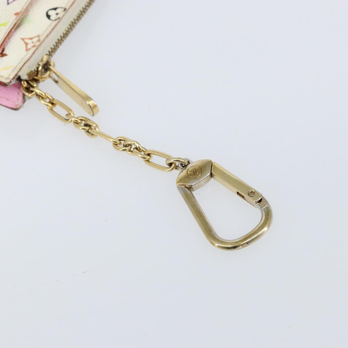 Louis Vuitton Pochette Cles Key Pouch Reverse Monogram Giant, MULTICOLOUR, CANVAS, Clutche & pouche