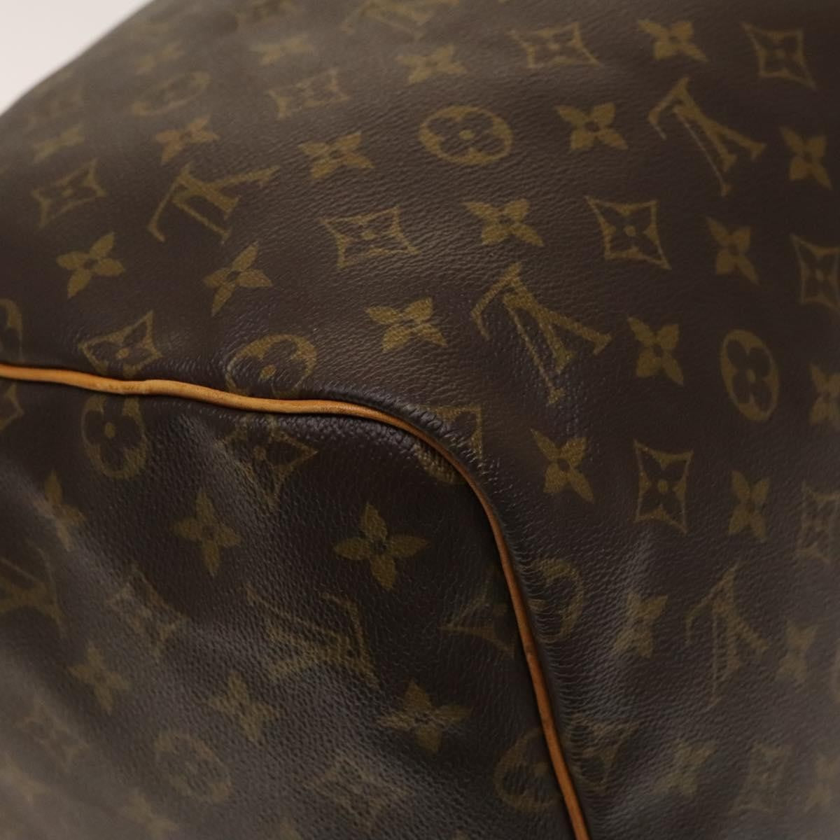 Louis Vuitton Keepall Bag Monogram Canvas, BROWN, CANVAS, Travel bag