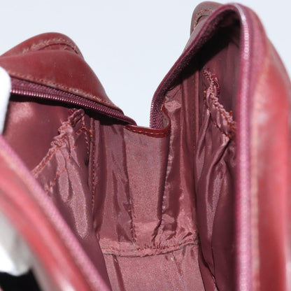 cartier Must de Cartier Clutch bag Leather, BURGUNDY, LEATHER, Clutche & pouche