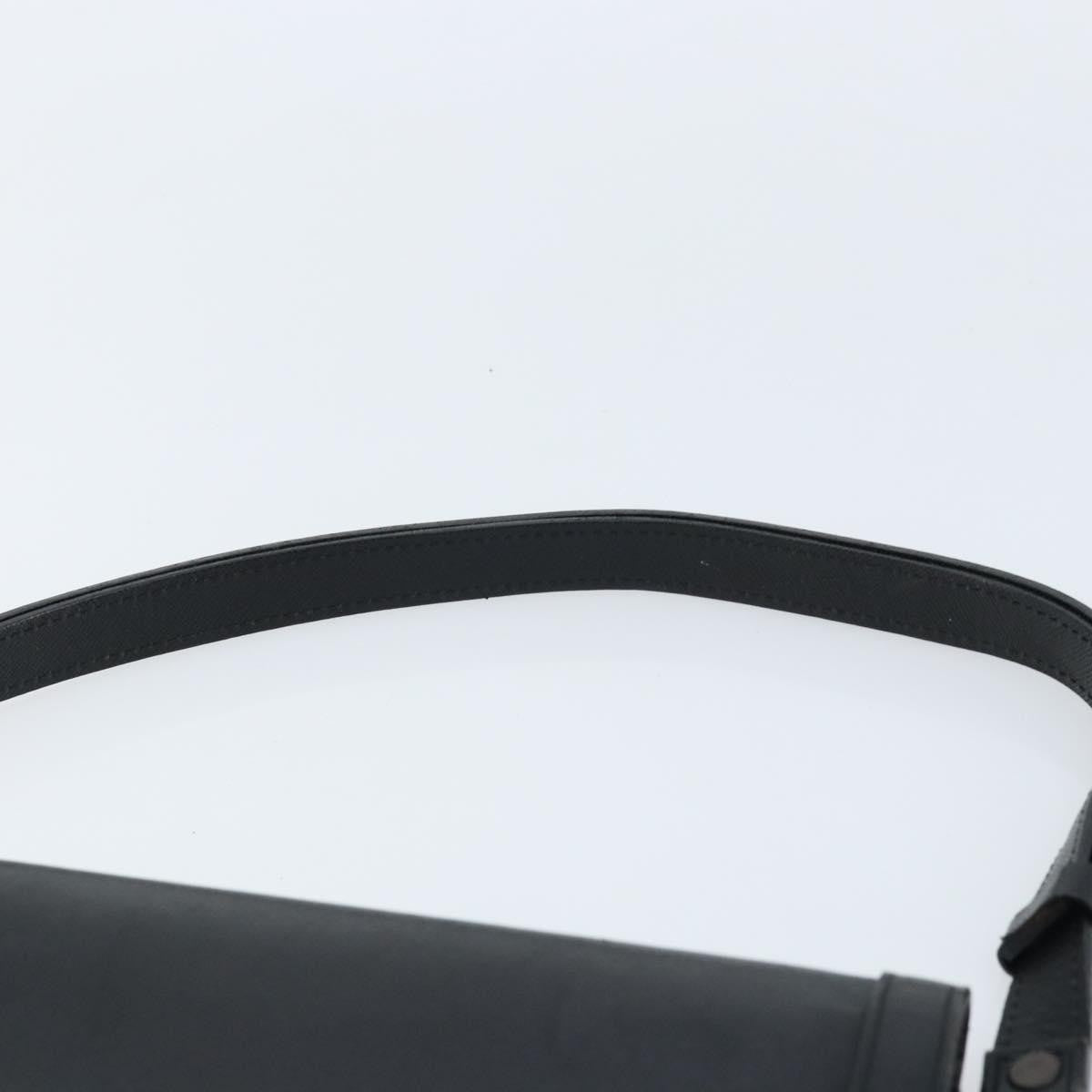 Saint Laurent Vintage Handbag Leather, BLACK, LEATHER, Handbag