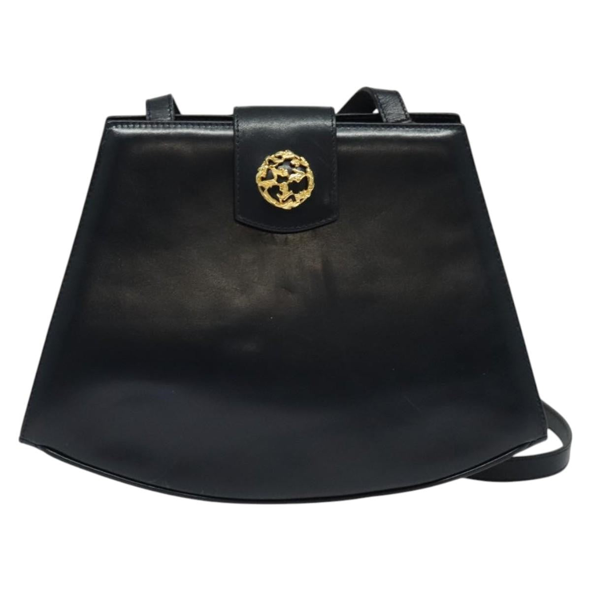 Salvatore Ferragamo Shoulder Bag Leather, NAVY, LEATHER, Shoulder bag