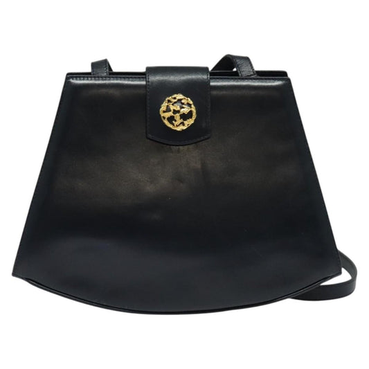 Salvatore Ferragamo Shoulder Bag Leather, NAVY, LEATHER, Shoulder bag