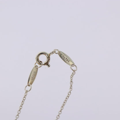 Tiffany & Co. Elsa Peretti Open Heart Pendant Necklace Sterling Silver, SILVER, SILVER, Necklace