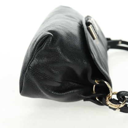 Chloe Lily Shoulder bag Leather, BLACK, LEATHER, Shoulder bag
