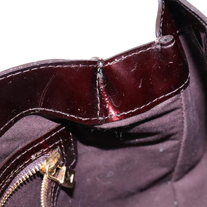 Louis Vuitton Wilshire Handbag Monogram Vernis, BURGUNDY, PATENT_LEATHER, Handbag