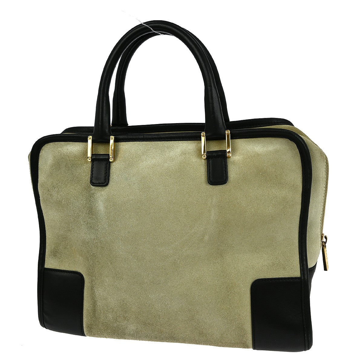 Loewe Amazona Bag Suede, BEIGE, SUEDE, Handbag