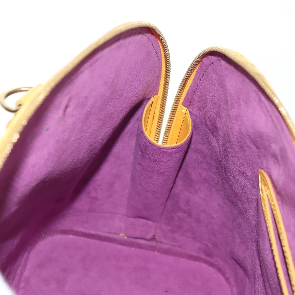Louis Vuitton Alma Handbag Epi Leather, YELLOW, LEATHER, Handbag