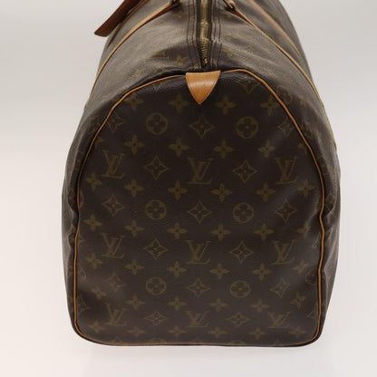 Louis Vuitton Keepall Bag Monogram Canvas, BROWN, CANVAS, Travel bag