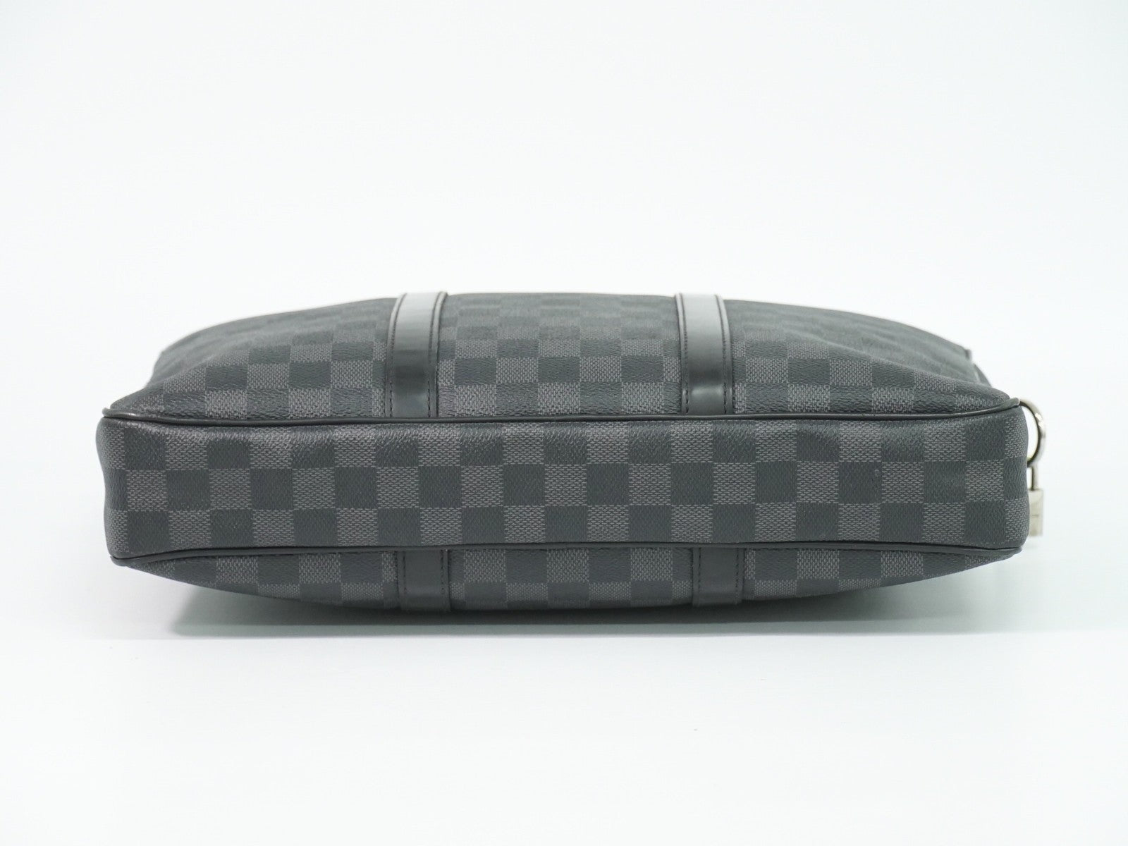 Louis Vuitton Porte-Documents Voyage Briefcase Damier Graphite, Gray, Canvas, Briefcase
