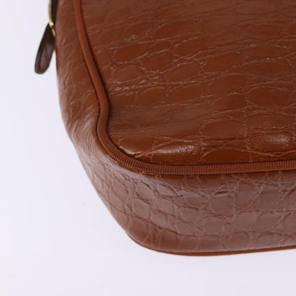 Salvatore Ferragamo Vala Shoulder Bag Leather, BROWN, LEATHER, Shoulder bag