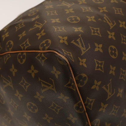 Louis Vuitton Keepall Bag Monogram Canvas, BROWN, CANVAS, Travel bag