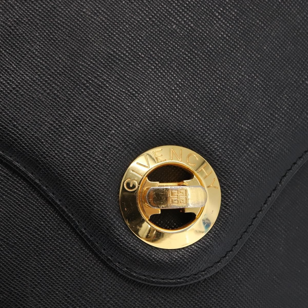 Givenchy Vintage Handbag Leather, BLACK, LEATHER, Handbag