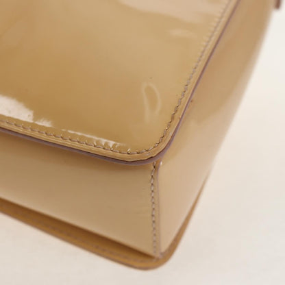 Salvatore Ferragamo Convertible Vara Bow Tote Patent Leather, BEIGE, PATENT_LEATHER, Tote bag