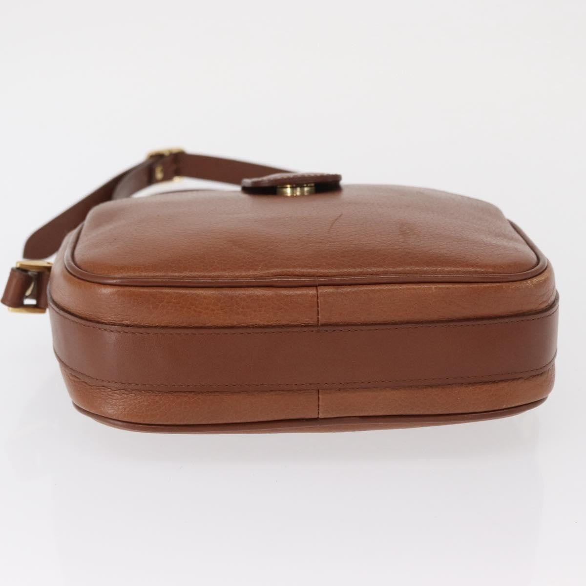 Burberry Vintage Shoulder Bag Leather, BROWN, LEATHER, Shoulder bag
