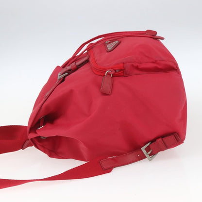 Prada Front Pocket Backpack Tessuto, PINK, NYLON, Backpack