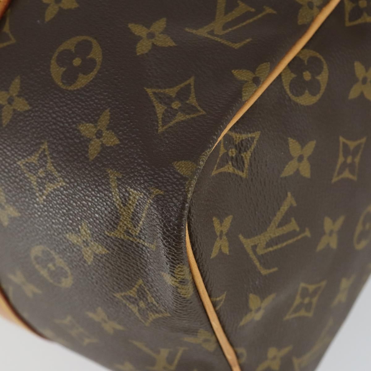 Louis Vuitton Sac Souple Handbag Monogram Canvas, BROWN, CANVAS, Travel bag