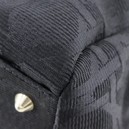 Christian Dior Vintage Lady Dior Bag Cannage Quilt Nylon, BLACK, NYLON, Tote bag