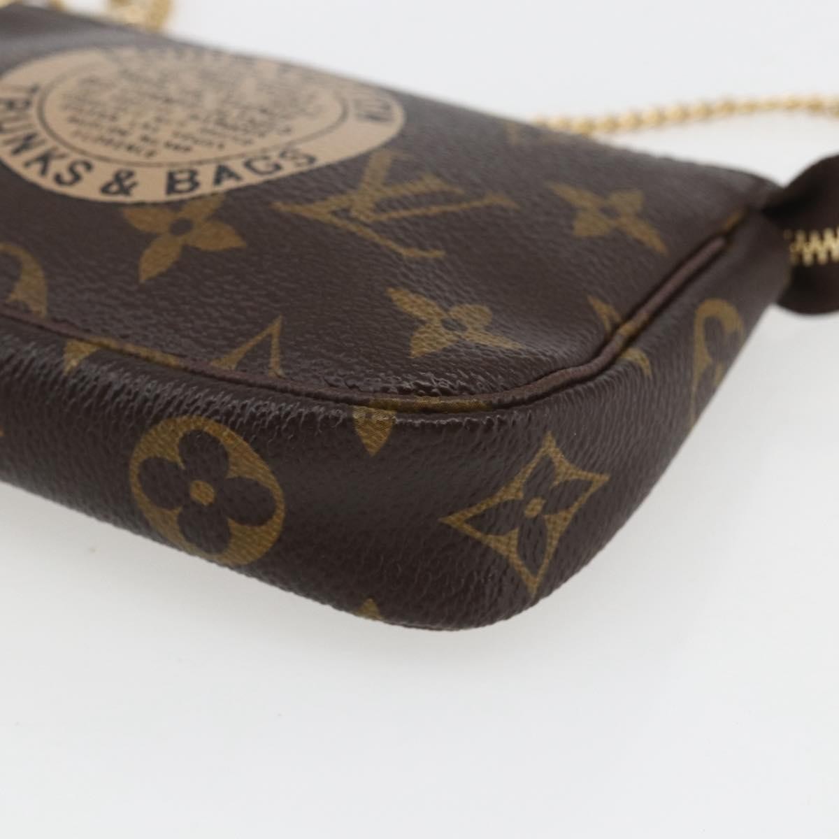 Louis Vuitton Pochette Accessoires Limited Edition Monogram Trunk, Brown, Canvas, Clutch