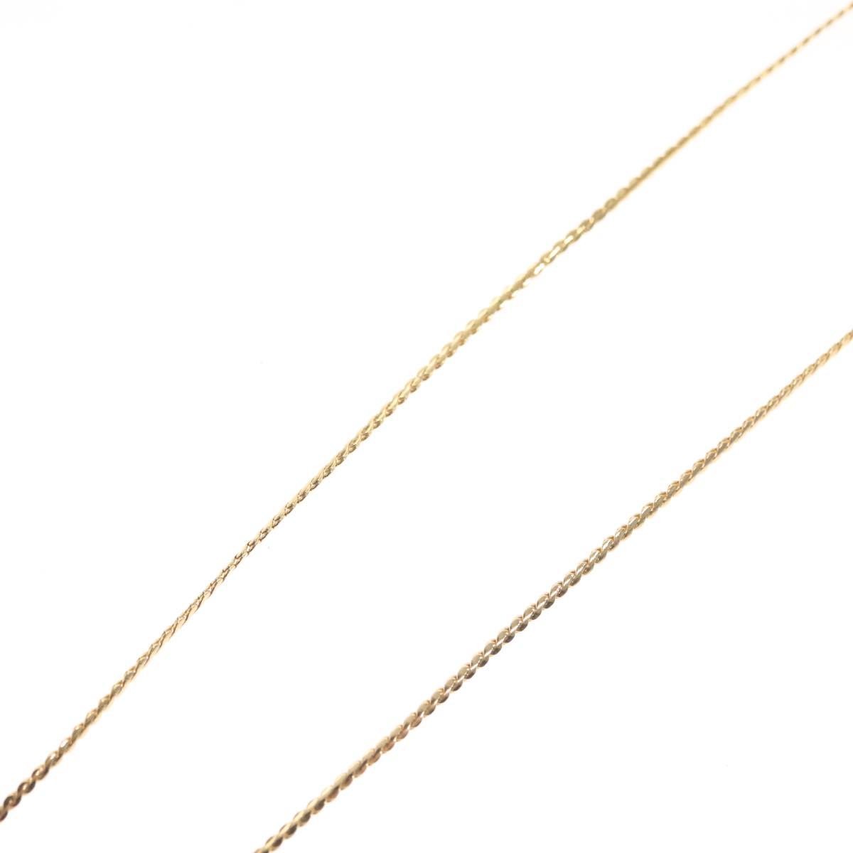 Christian Dior CD Pendant Necklace Metal and Crystals, GOLD, METAL, Necklace
