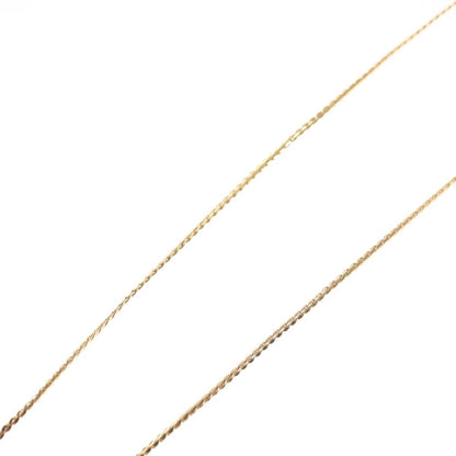 Christian Dior CD Pendant Necklace Metal and Crystals, GOLD, METAL, Necklace