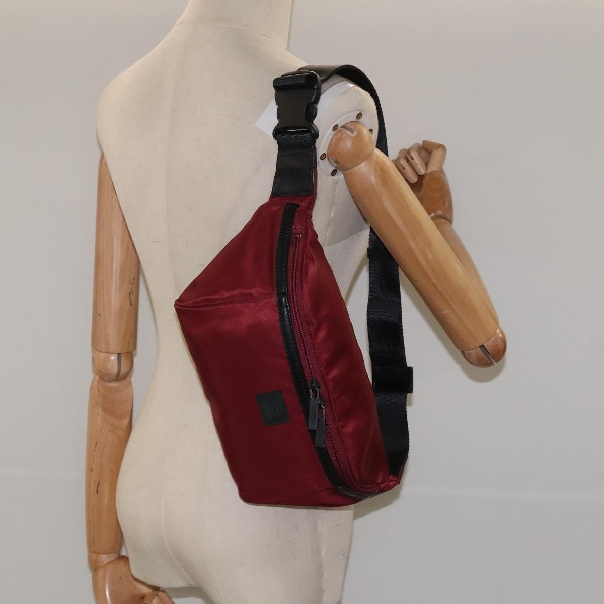 Burberry Waist Bag Nylon, RED, NYLON, Shoulder bag