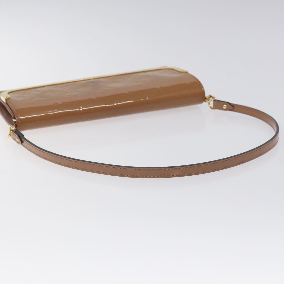 Louis Vuitton Rossmore Handbag Monogram Vernis, BROWN, PATENT_LEATHER, Shoulder bag