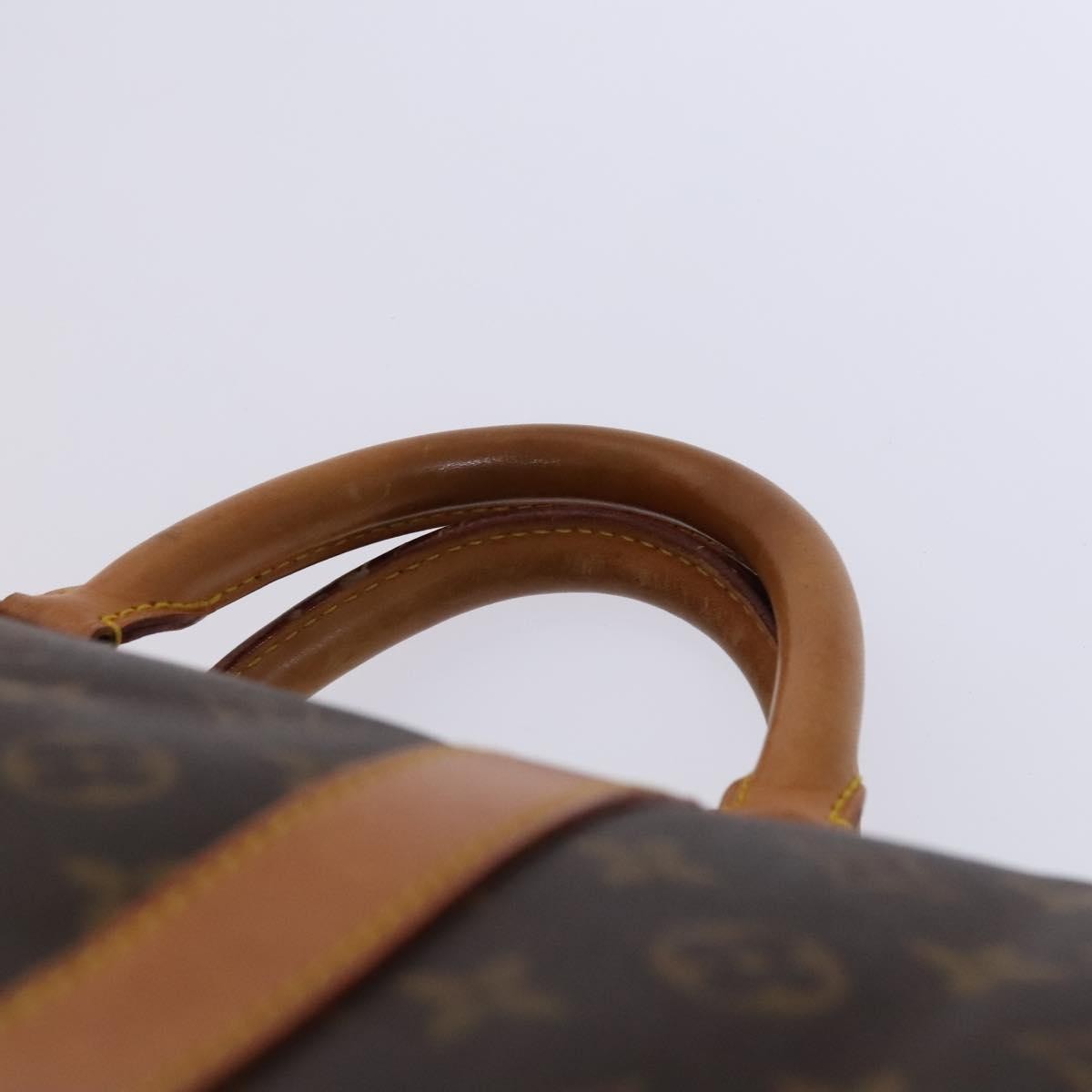 Louis Vuitton Keepall Bag Monogram Canvas, BROWN, CANVAS, Travel bag