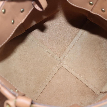 Gucci Vintage Handbag Leather, BEIGE, LEATHER, Handbag