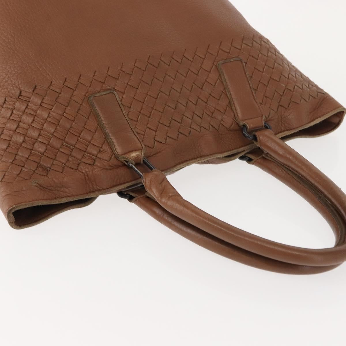 Bottega Veneta Intrecciato Tote Leather, BROWN, LEATHER, Tote bag