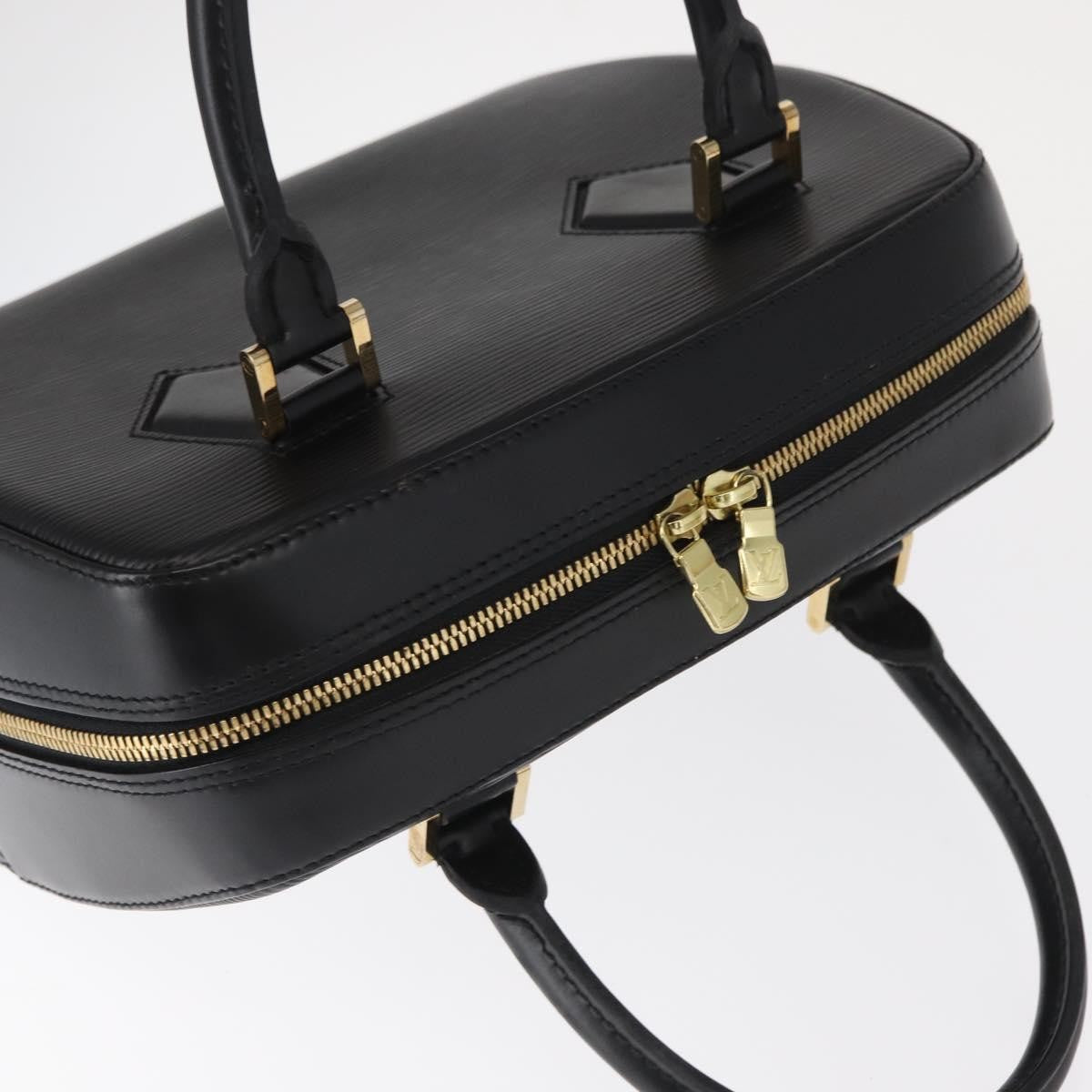 Louis Vuitton Sablons Handbag Epi Leather, Black, Leather, Handbag