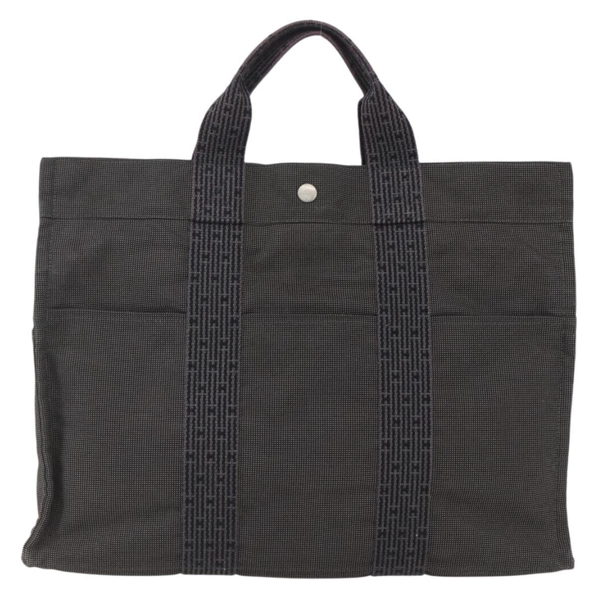 Hermes Fourre-tout Herline Fourre-tout Herline, GRAY, CANVAS, Tote bag