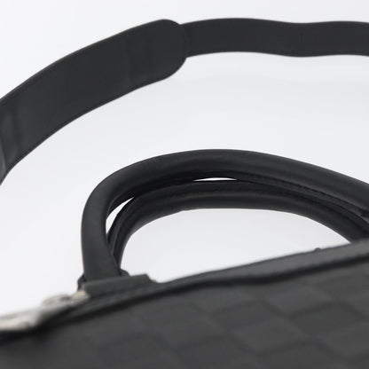 Louis Vuitton Avenue Soft Briefcase Damier Infini Leather, Black, Leather, Briefcase