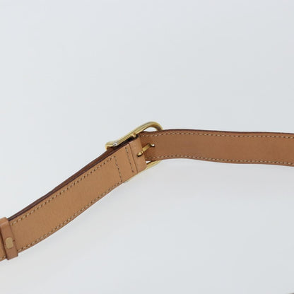 Celine Vintage Macadam Shoulder Bag Canvas and Leather, BROWN, CANVAS, Shoulder bag