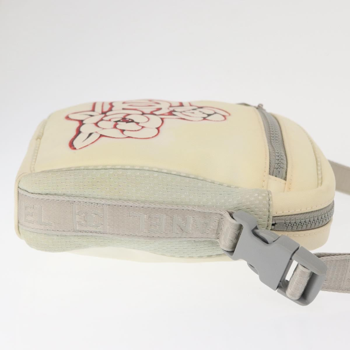 Chanel Sport Line Camera Crossbody Bag Nylon, WHITE, NYLON, Shoulder bag