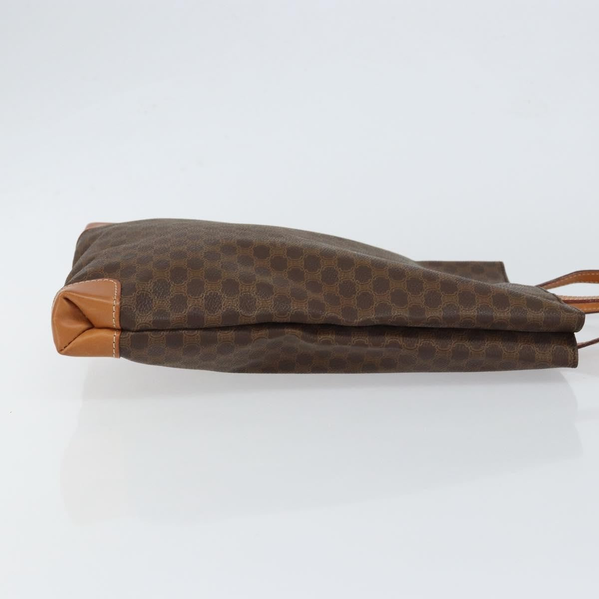 Celine Vintage Macadam Tote bag Canvas, BROWN, CANVAS, Tote bag