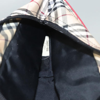 Burberry Nova Check Tote Nylon, RED, NYLON, Tote bag