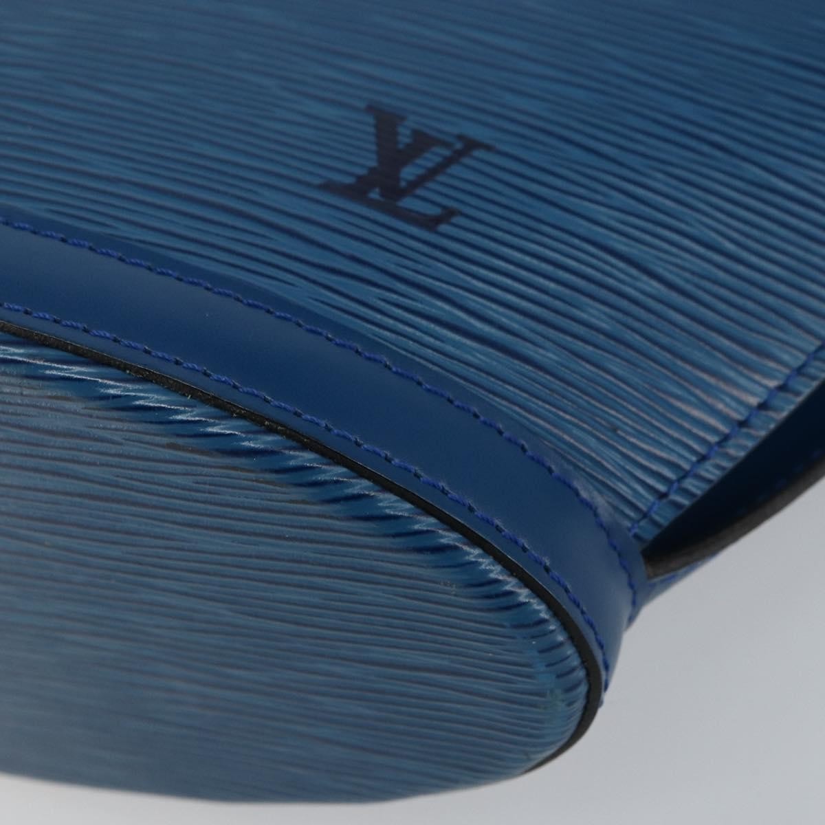 Louis Vuitton Saint Jacques Handbag Epi Leather, BLUE, LEATHER, Shoulder bag