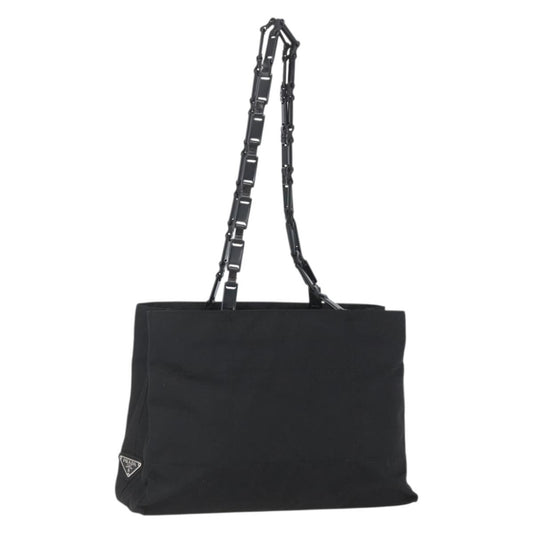 Prada Vintage Shoulder Bag Tessuto, BLACK, NYLON, Shoulder bag