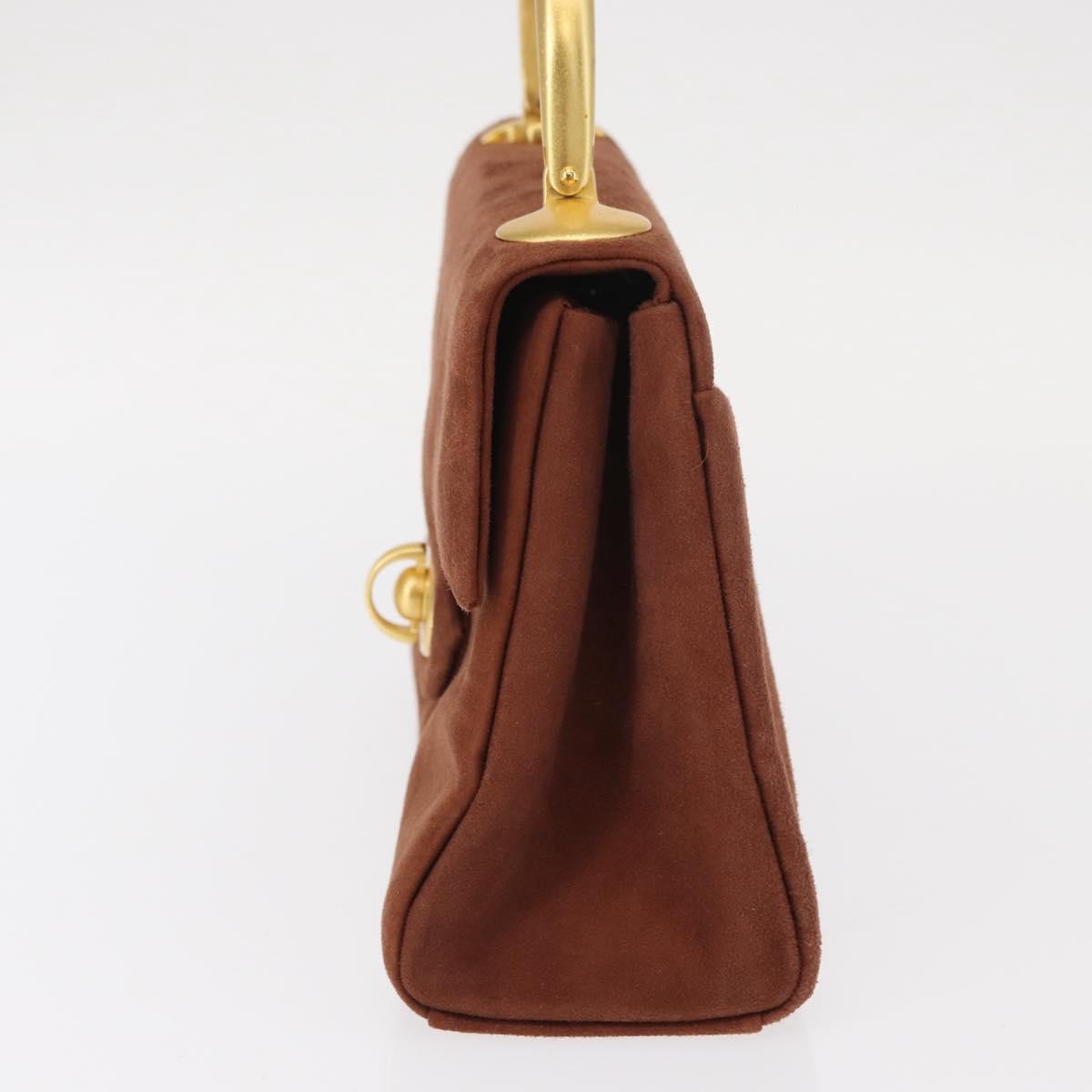 Givenchy Vintage Handbag Suede, BROWN, SUEDE, Handbag