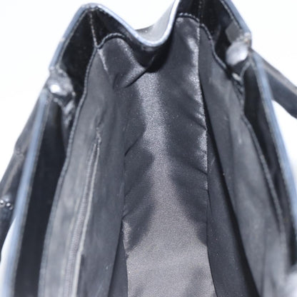 Gucci Vintage Bamboo Handle Bag Patent leather, BLACK, PATENT_LEATHER, Handbag
