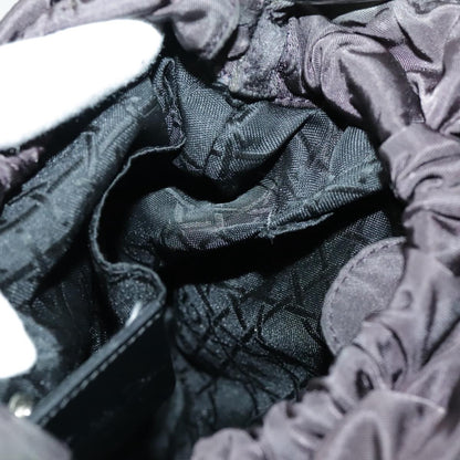 Christian Dior Saddle Zip Pouch Diorissimo Canvas, PURPLE, NYLON, Clutche & pouche