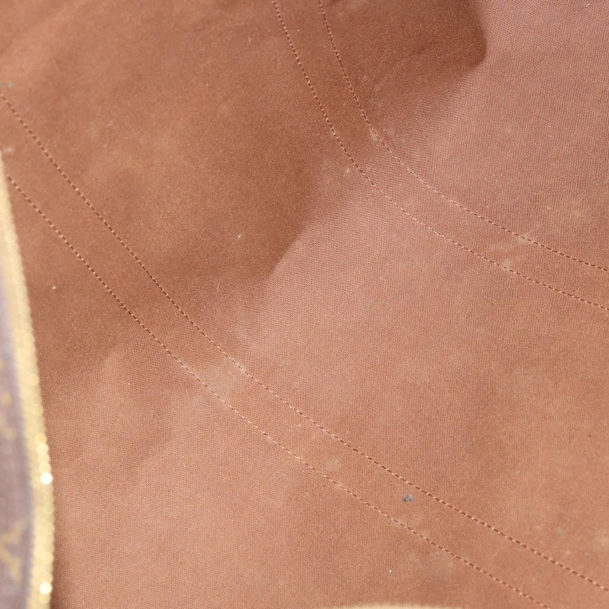 Louis Vuitton Keepall Bag Monogram Canvas, BROWN, CANVAS, Travel bag