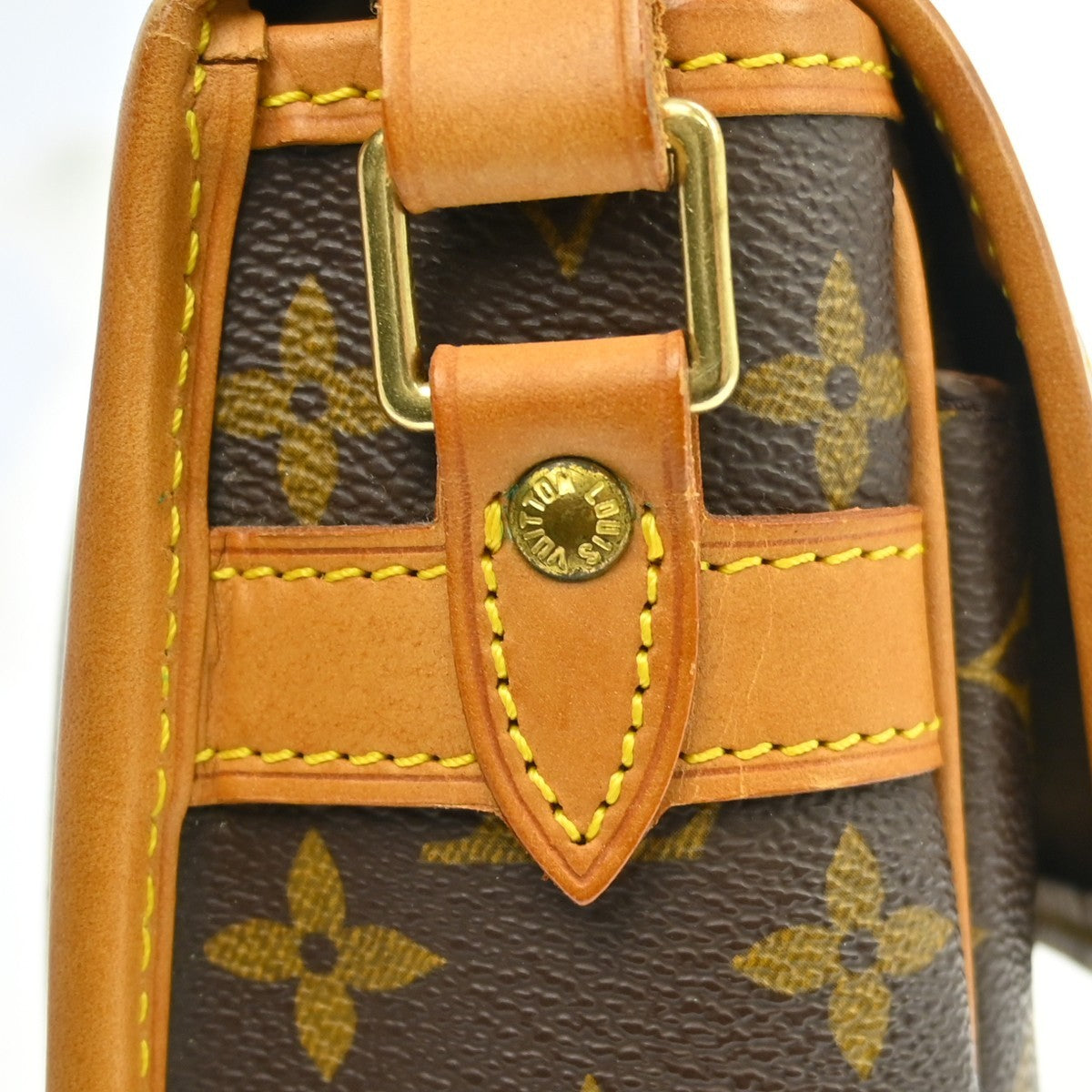 Louis Vuitton Sologne Handbag Monogram Canvas, Brown, Canvas, Shoulder Bag