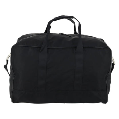 Prada Boston Bag Tessuto, Black, Nylon, Handbag