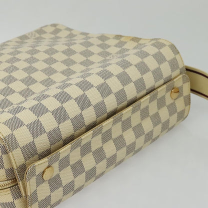 Louis Vuitton Naviglio Handbag Damier, WHITE, CANVAS, Shoulder bag