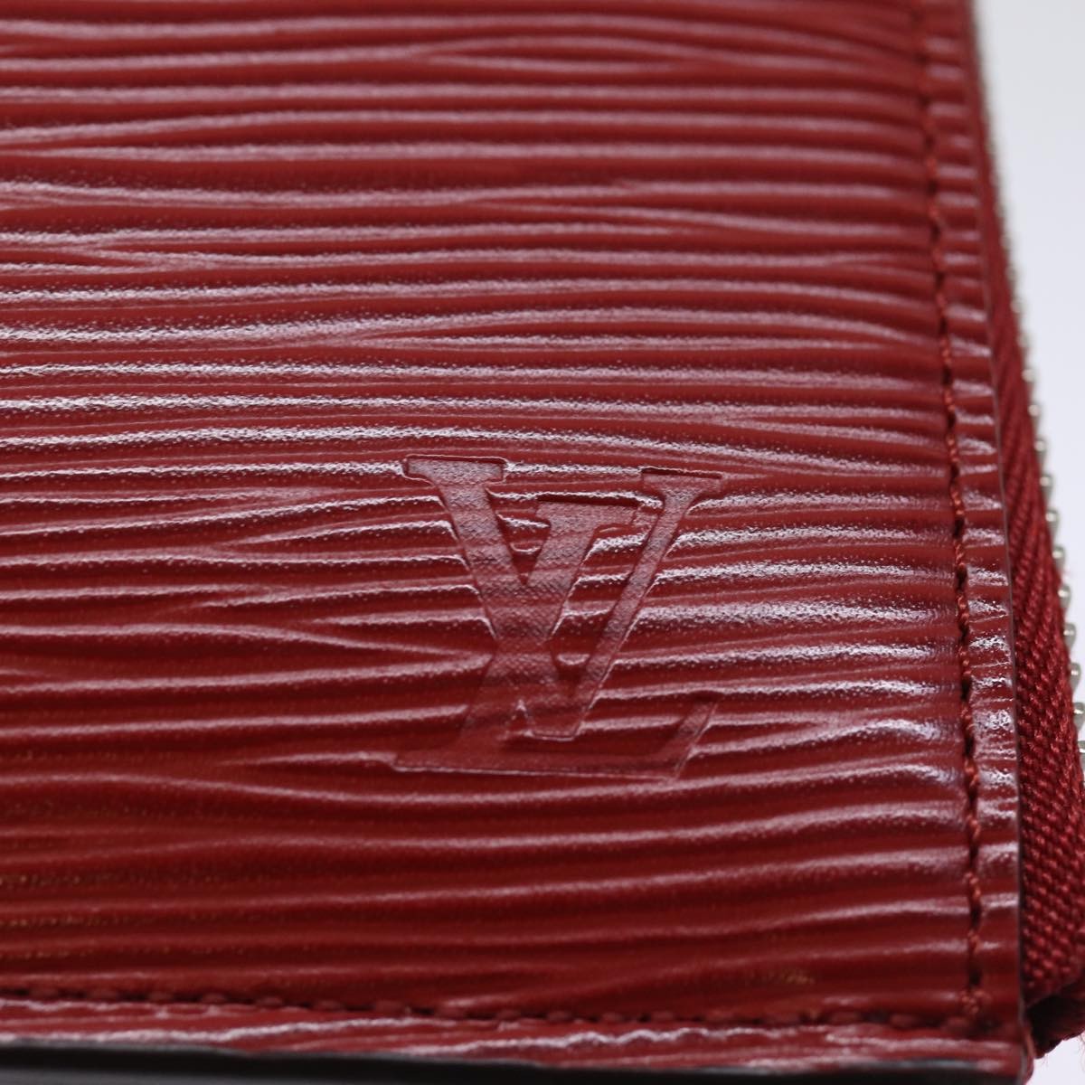 Louis Vuitton Pochette Jour Epi Leather, RED, LEATHER, Clutche & pouche