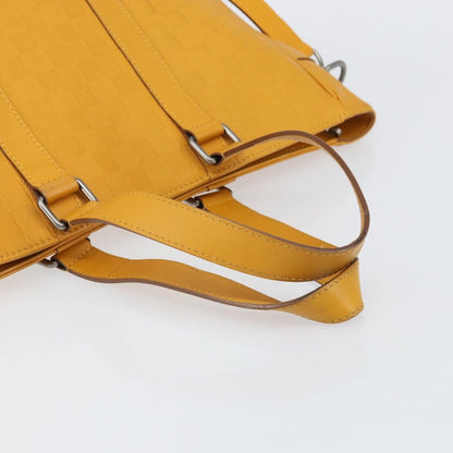 Louis Vuitton Tadao Handbag Damier Infini Leather, YELLOW, LEATHER, Handbag